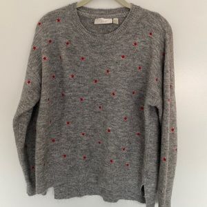 Simple grey star sweater